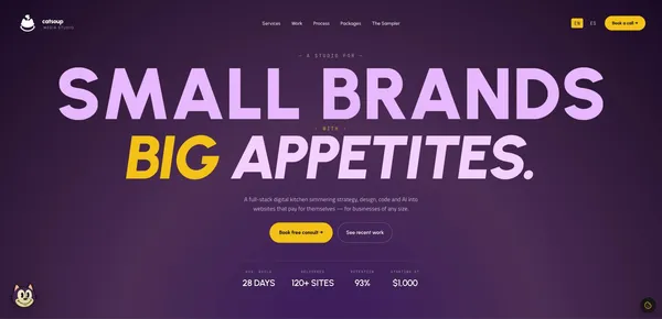 Catsoup Media — un estudio para marcas pequeñas con gran apetito